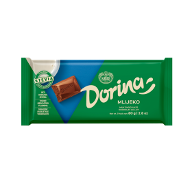 Dorina Mlečna bez dodatog šećera 80g