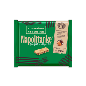 Napolitanke hazelnut bez šećera 50g