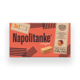 Napolitanke nougat 327g