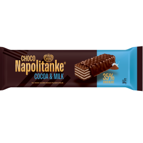 Choco Napolitanke 108g Cocoa & Milk