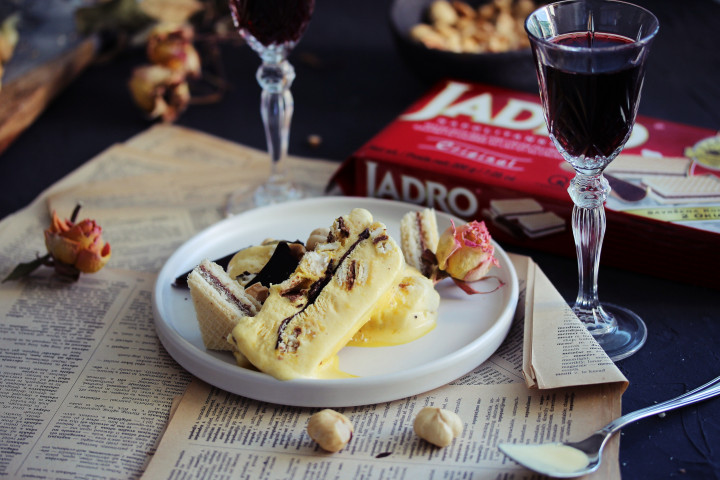 Semifreddo s Jadro napolitankama