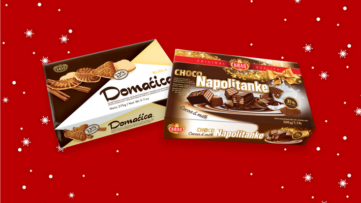 Blagdanski asortiman - Domaćica i Choco Napolitanke