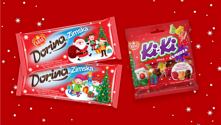 Blagdanski asortiman - Dorina čokolade i Ki-Ki xmas gumioze
