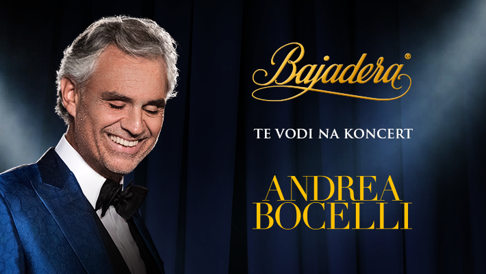 Bajadera te vodi na koncert Andree Bocellija