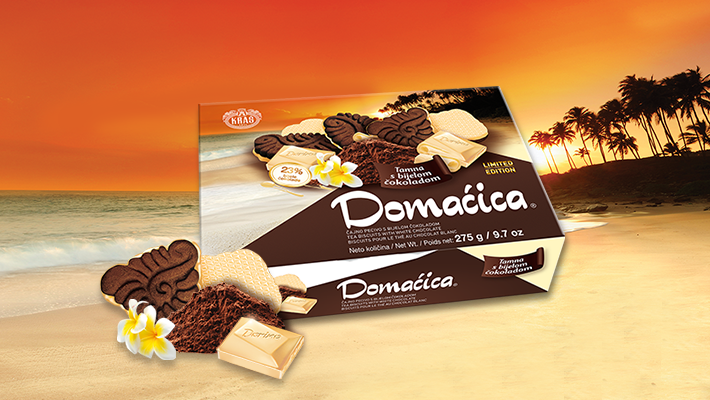 Domaćica tamna s bijelom čokoladom