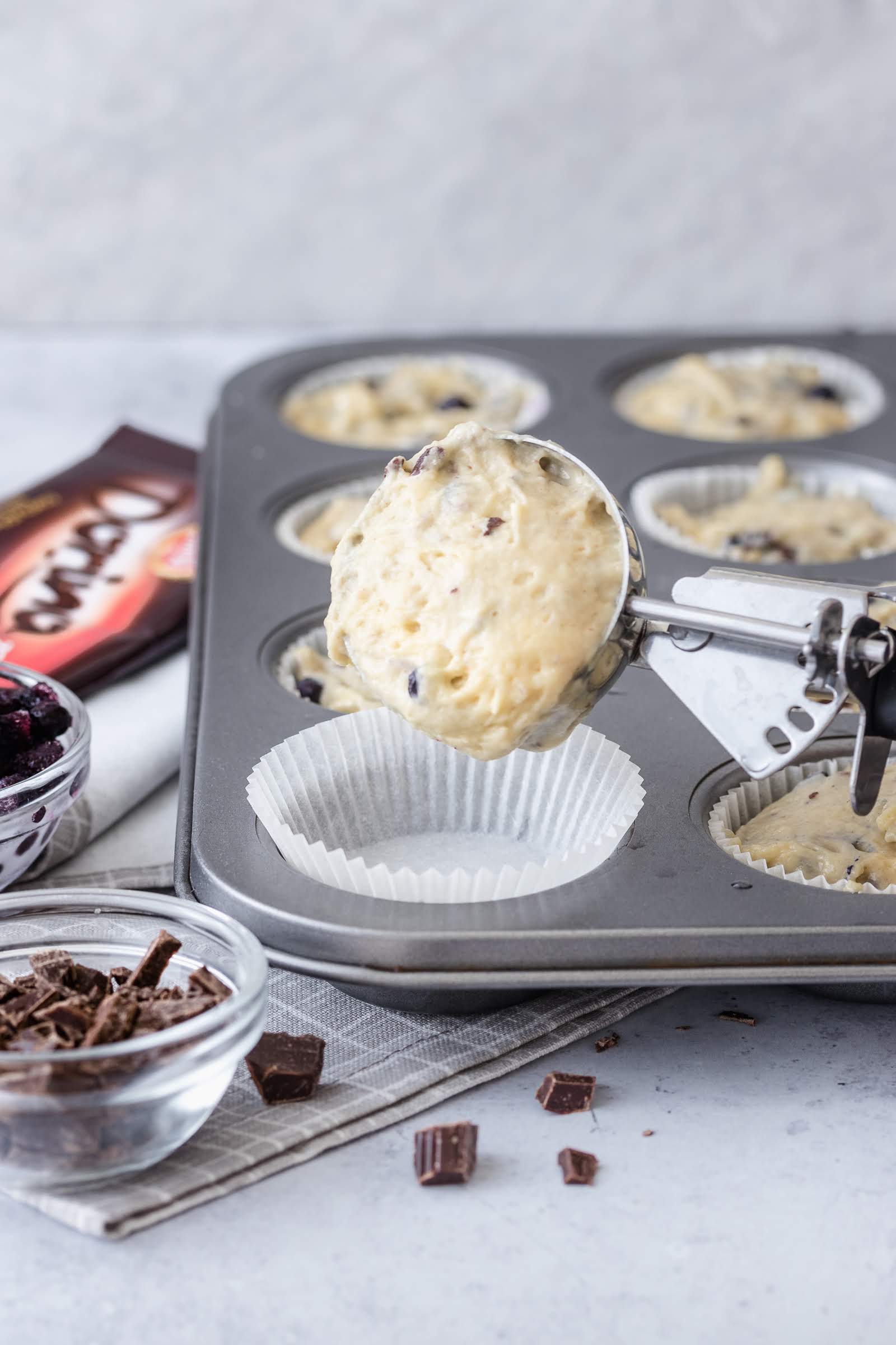 Muffini s borovnicama i čokoladom