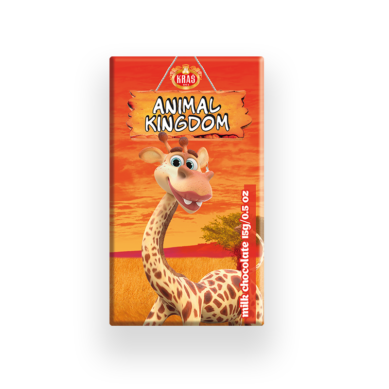 Animal Kingdom – Giraffe – Animal Kingdom – Chocolate bars – Products - Kraš