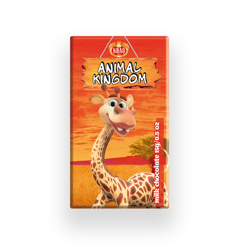 Animal Kingdom – Giraffe – Animal Kingdom – Chocolate bars – Products - Kraš Animal Kingdom – Giraffe – Animal Kingdom – Chocolate bars – Products - Kraš