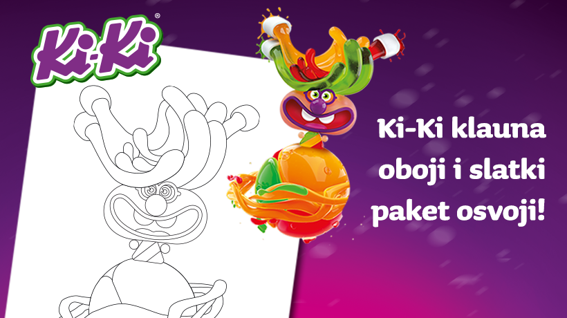 kiki klauna oboji